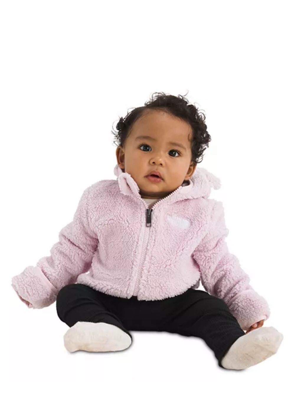 The North Face Baby Plush Hooded Jacket - Light Pink